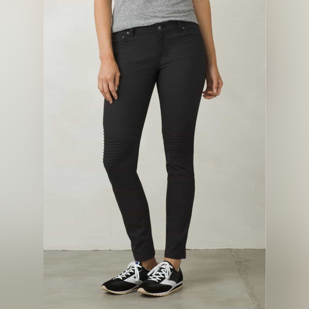 Prana Brenna Moto Skinny Pant Black Size 4